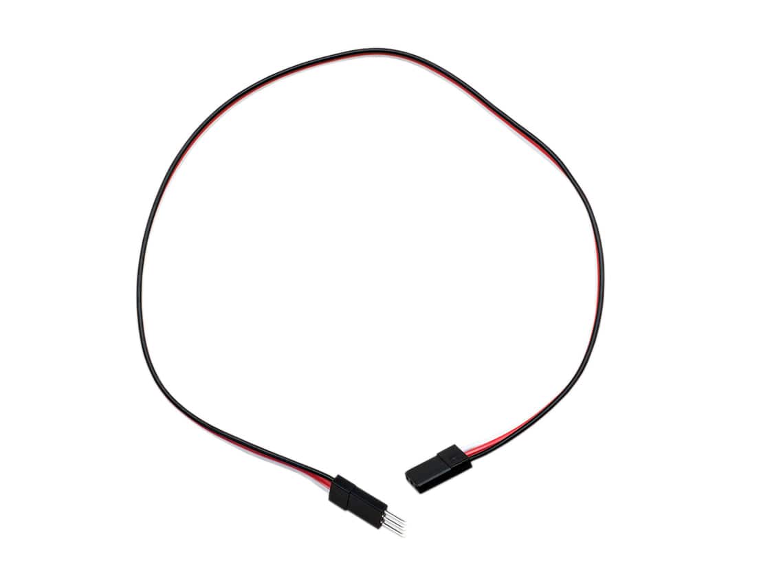 3-Pin Male/Female Cable Extra Long (30cm) - The Pi Hut