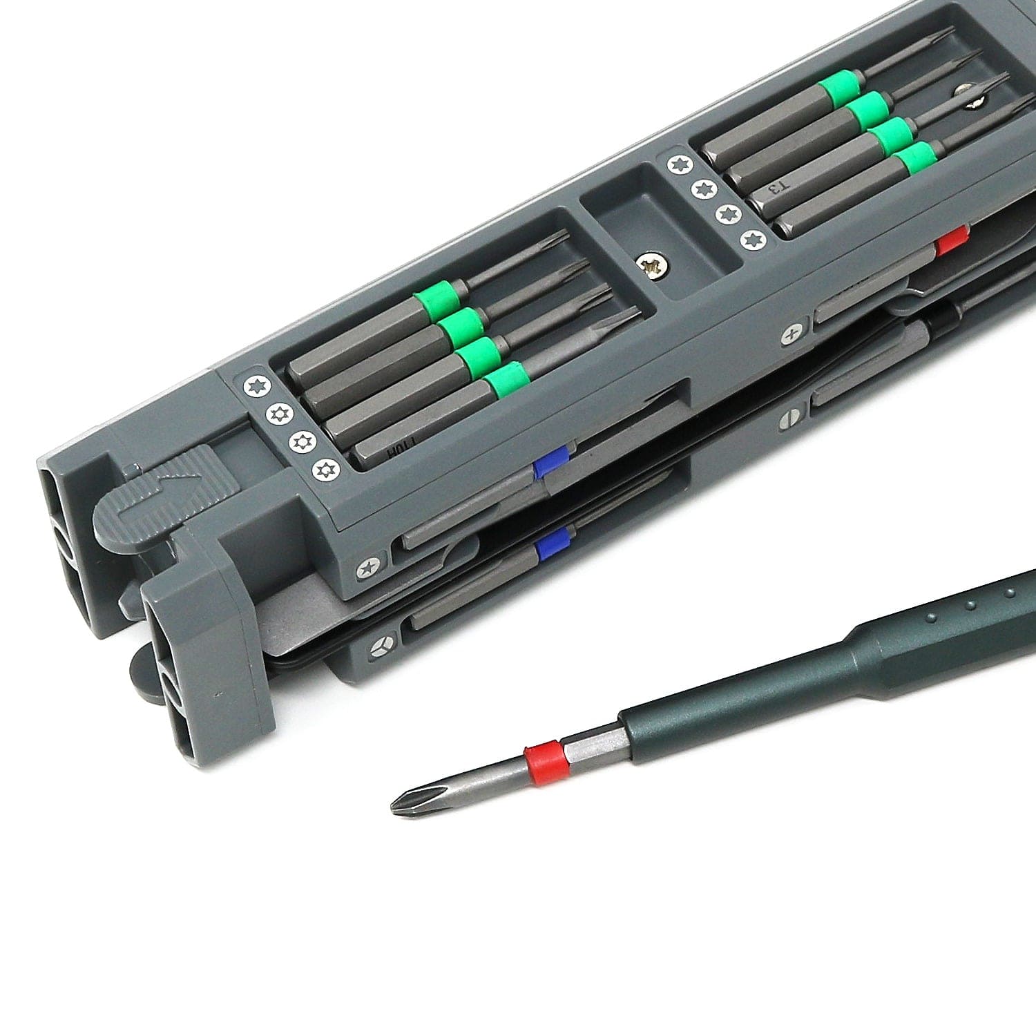 32-in-1 Compact Precision Screwdriver Set with Push Eject - The Pi Hut