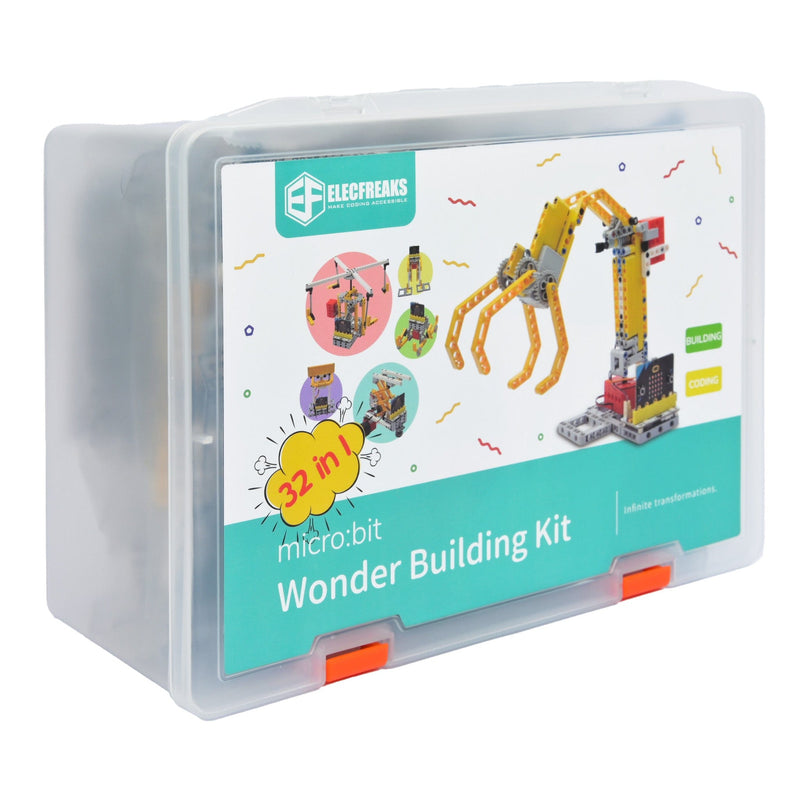 32-in-1 micro:bit Wonder Building Kit (micro:bit not included) - The Pi Hut