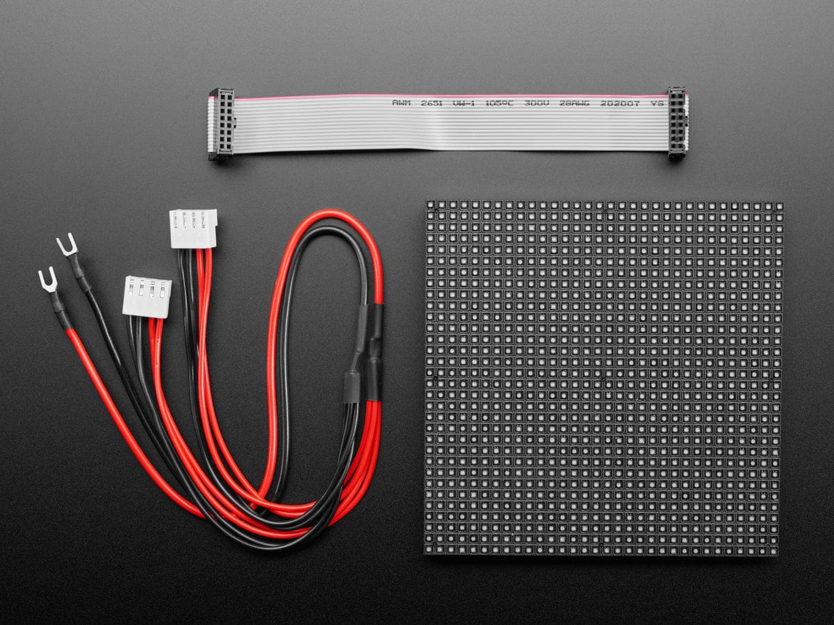 32x32 RGB LED Matrix Panel - 4mm Pitch - The Pi Hut