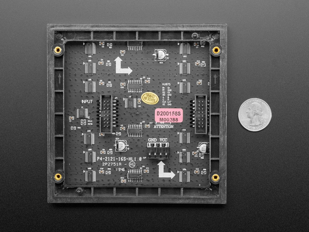 32x32 RGB LED Matrix Panel - 4mm Pitch - The Pi Hut