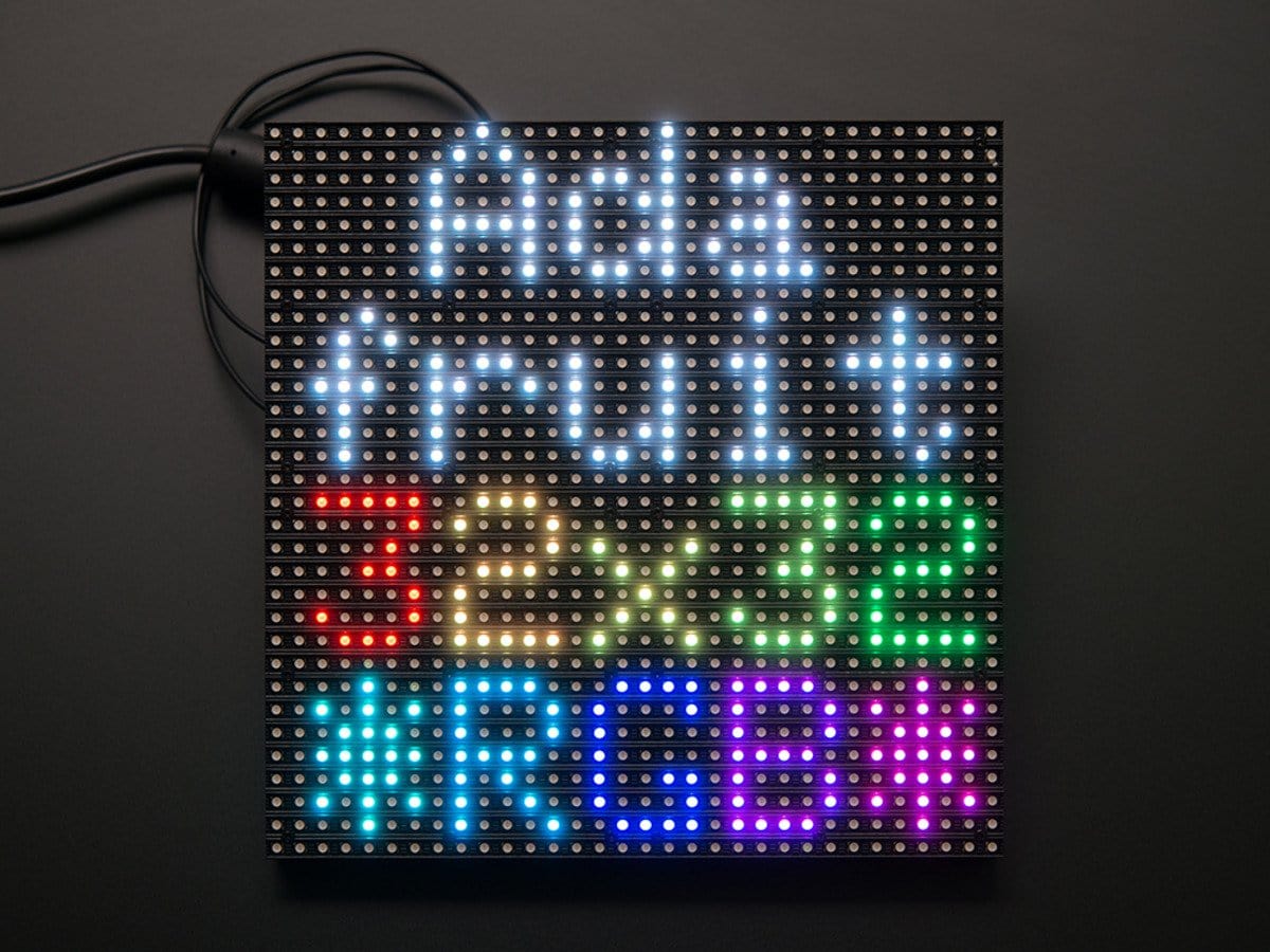 32x32 RGB LED Matrix Panel - 6mm pitch - The Pi Hut