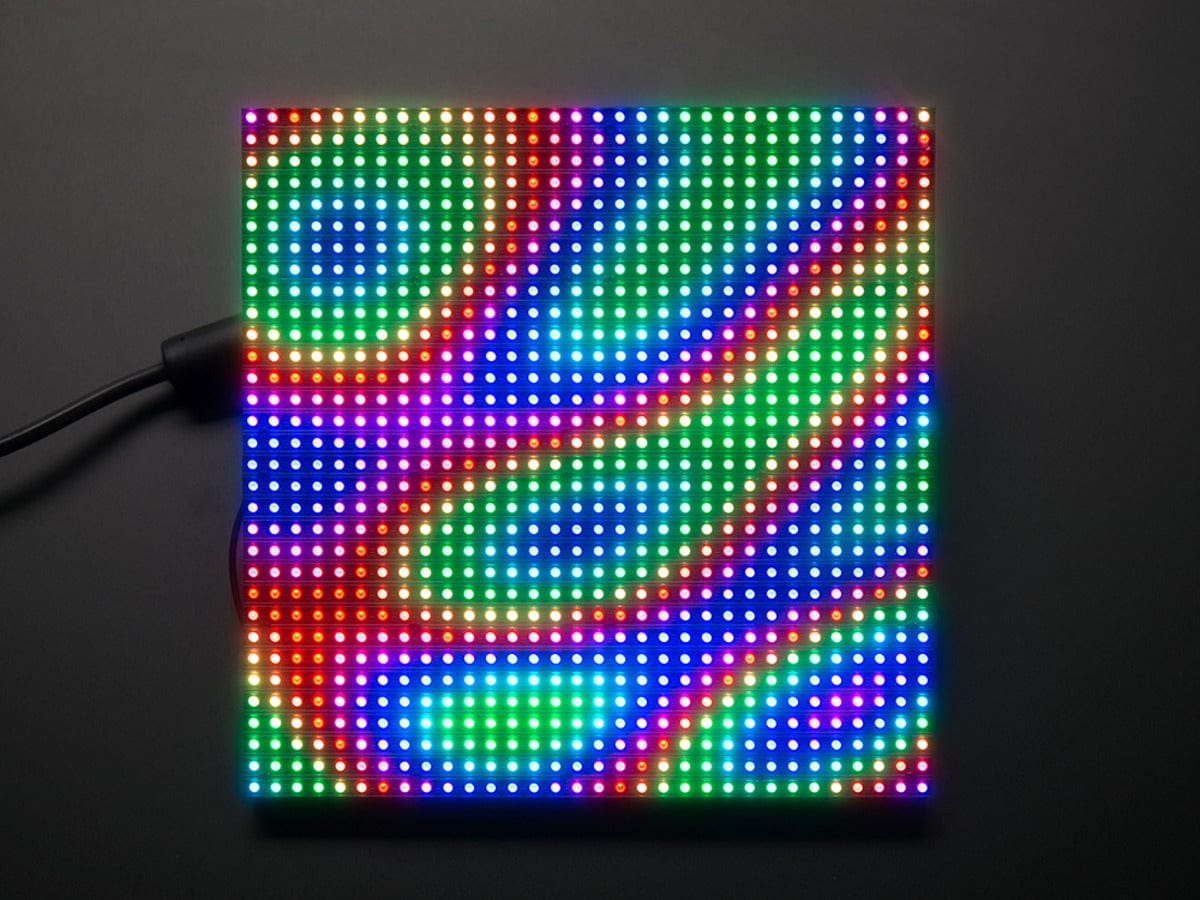 32x32 RGB LED Matrix Panel - 6mm pitch - The Pi Hut