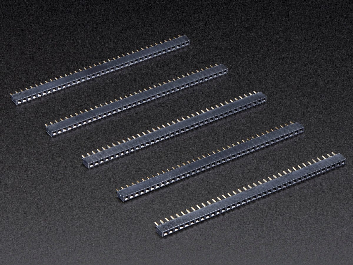 36-pin 0.1" Short Female Header - Pack of 5 - The Pi Hut