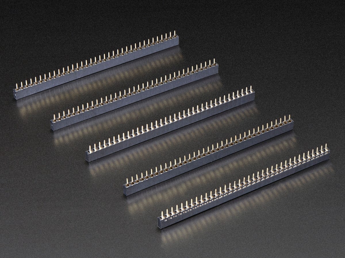 36-pin 0.1" Short Female Header - Pack of 5 - The Pi Hut