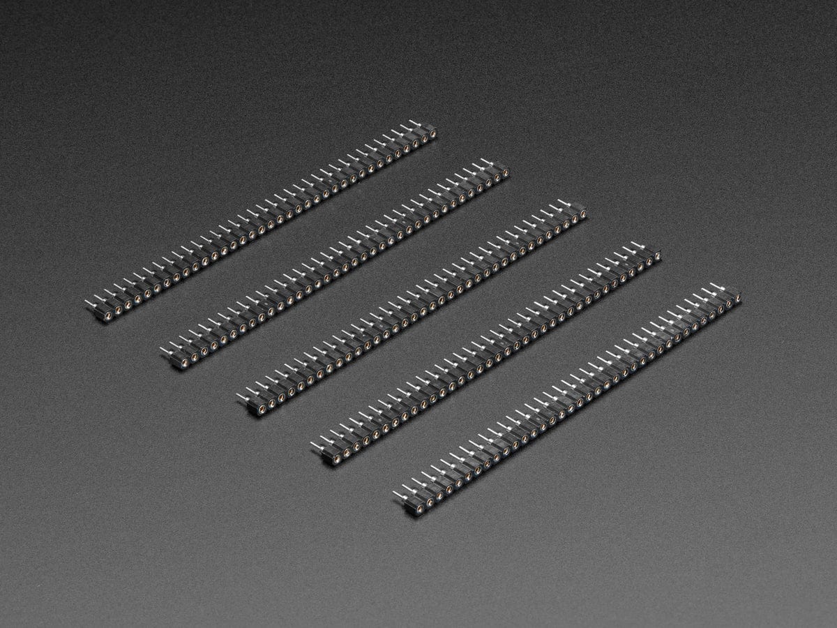 36-pin Swiss Female Socket Headers - Pack of 5 - The Pi Hut