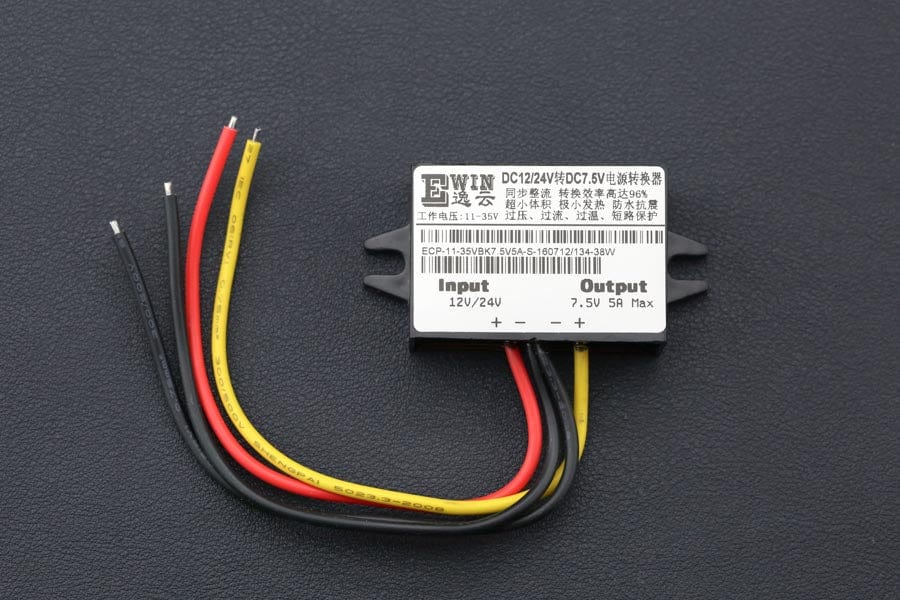 38W DC-DC Converter 7.5V@5A - The Pi Hut