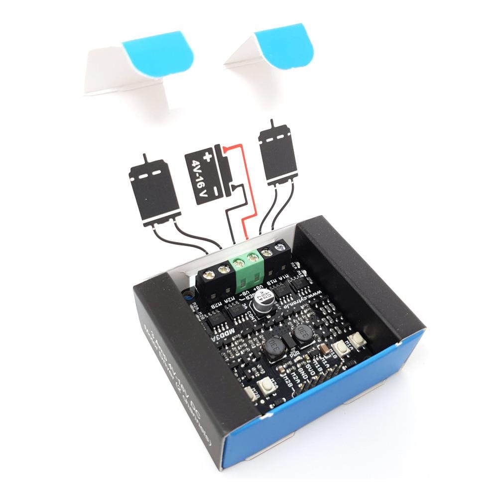 3A 4V-16V 2 Channel DC Motor Driver - The Pi Hut