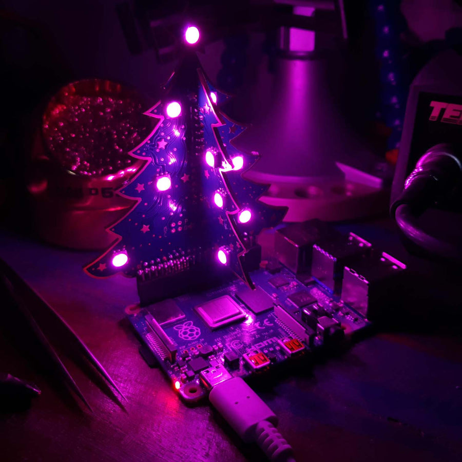 3D RGB Xmas Tree for Raspberry Pi The Pi Hut