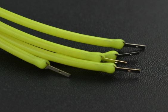 3V 260mm Flexible LED Filament Chip (Green) - The Pi Hut