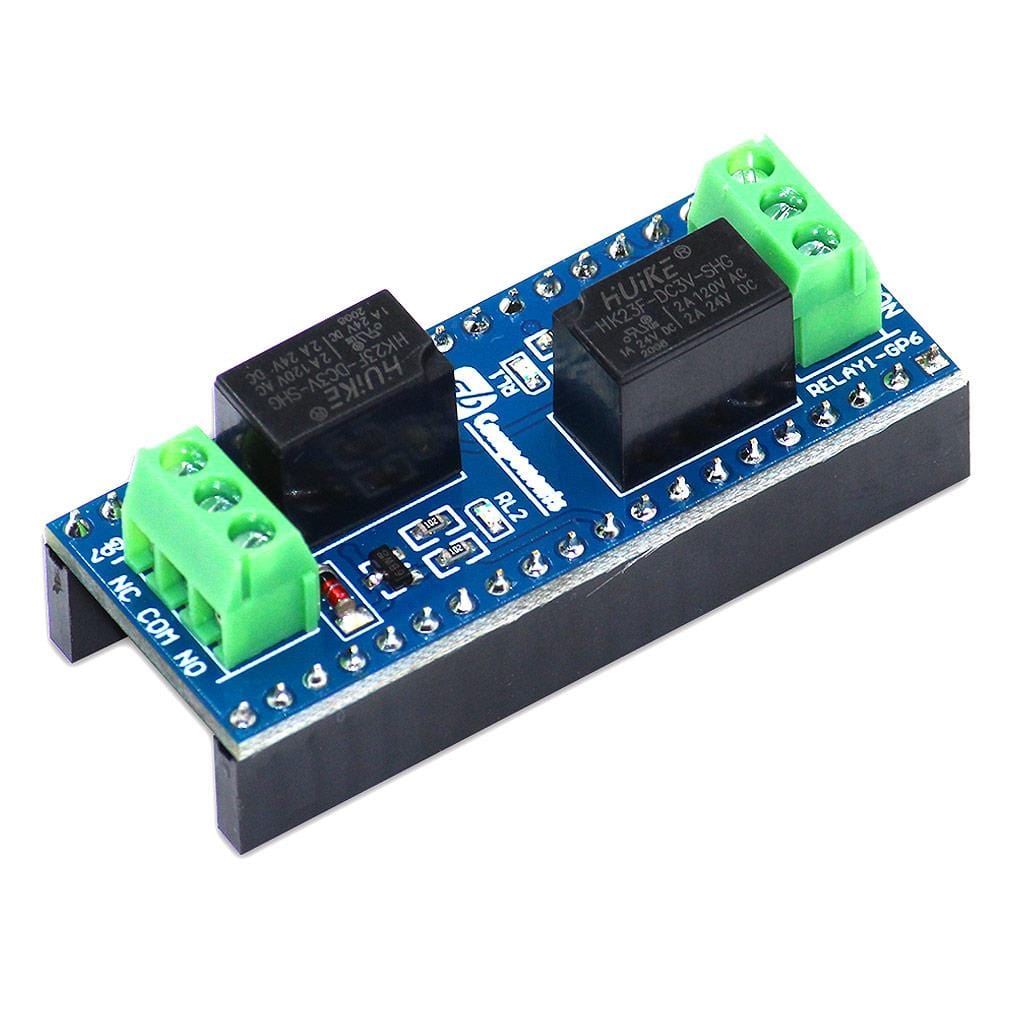 3V Relay HAT for Raspberry Pi Pico - The Pi Hut