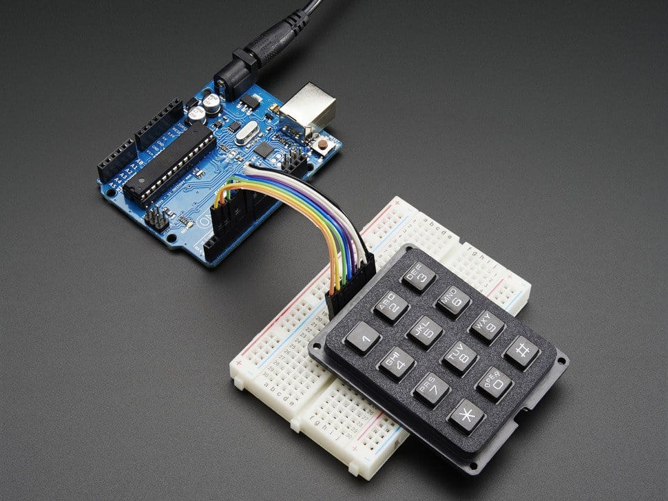 3x4 Phone-style Matrix Keypad - The Pi Hut