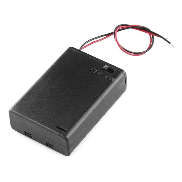 Battery Holder 3xAA with Cover and Switch - The Pi Hut