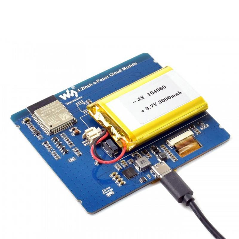 4.2" E-Paper Cloud Module with WiFi (400×300) - The Pi Hut