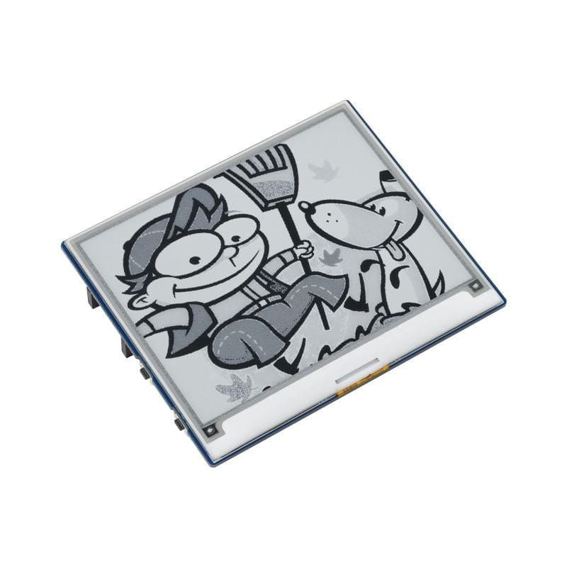 4.2" E-Paper Display Module for Raspberry Pi Pico (Black/White) (400×300) - The Pi Hut