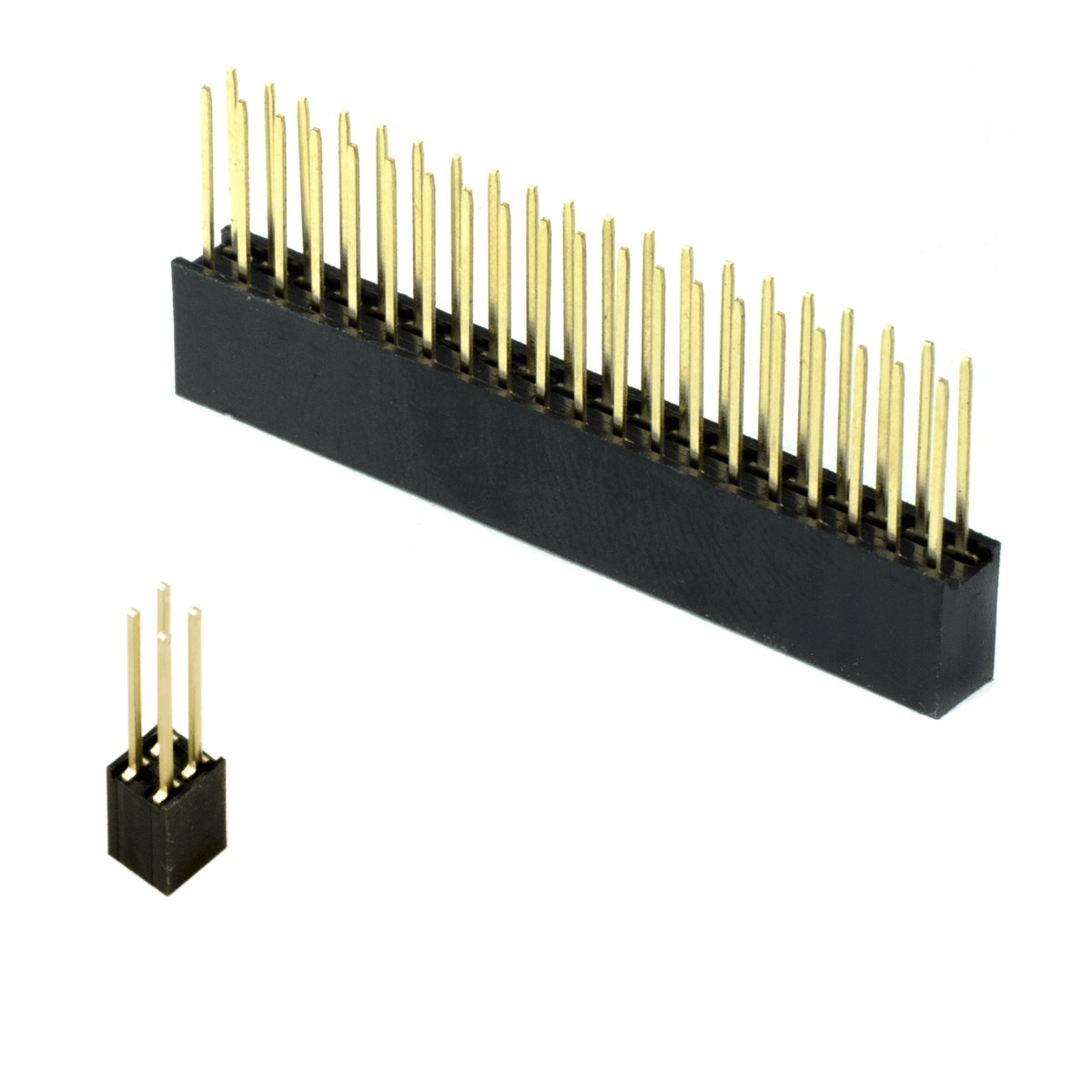 4 + 40 Pin Push-Fit Extra Tall Header Set for PoE HAT - The Pi Hut