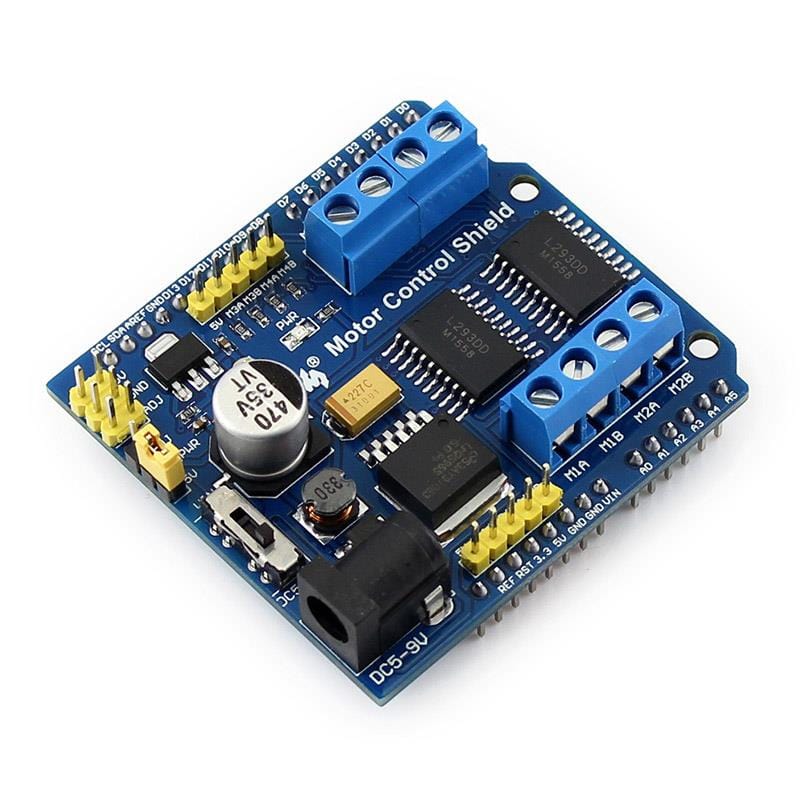 4-Channel Motor Control Shield for Arduino - The Pi Hut