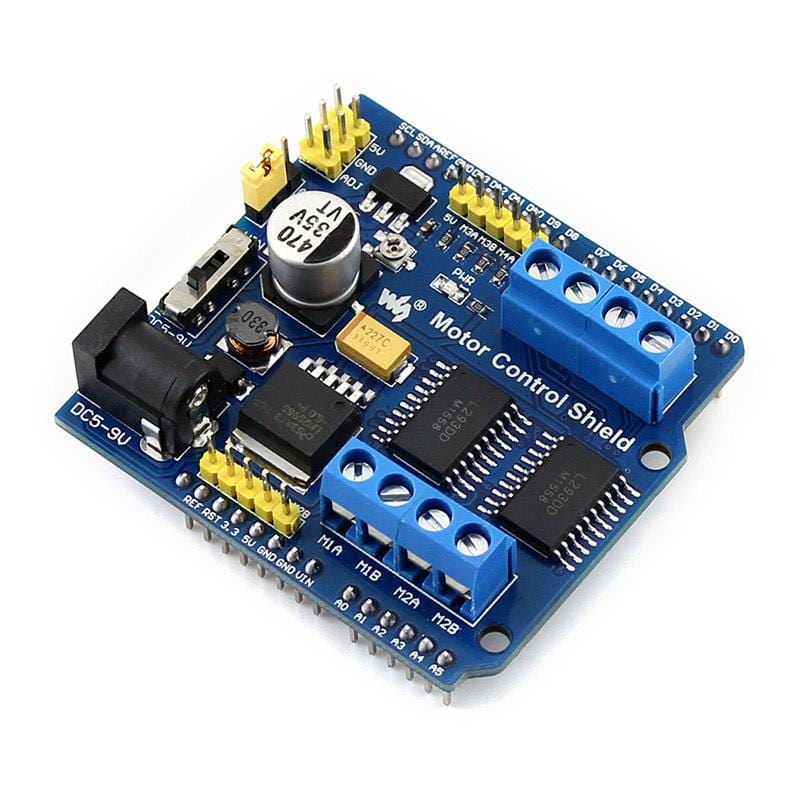 4-Channel Motor Control Shield for Arduino - The Pi Hut