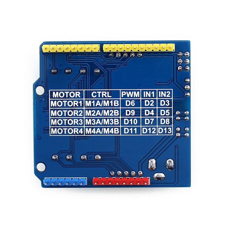 4-Channel Motor Control Shield for Arduino - The Pi Hut