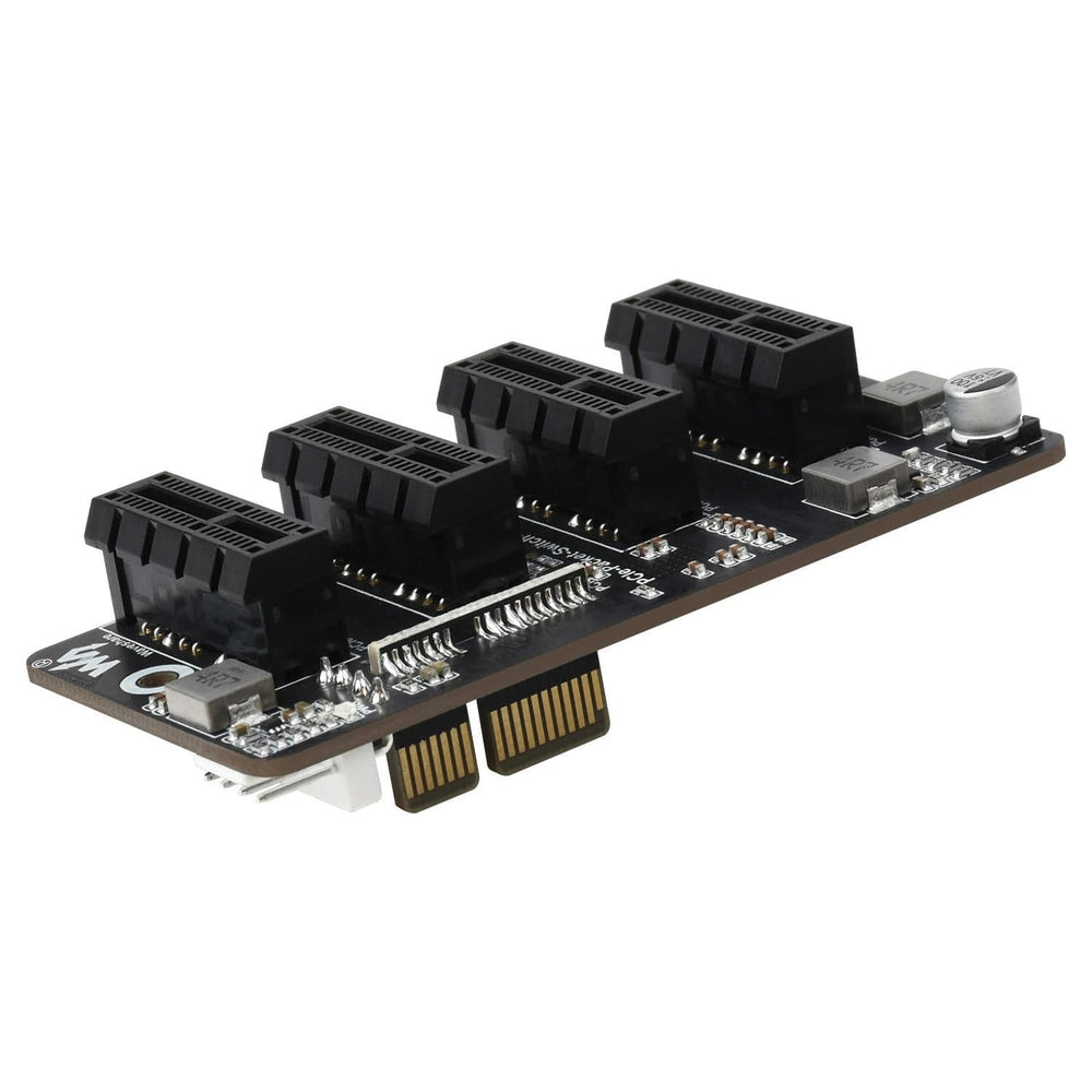 4-Channel PCIe Gen 2x1 Expander for CM4 IO Board - The Pi Hut
