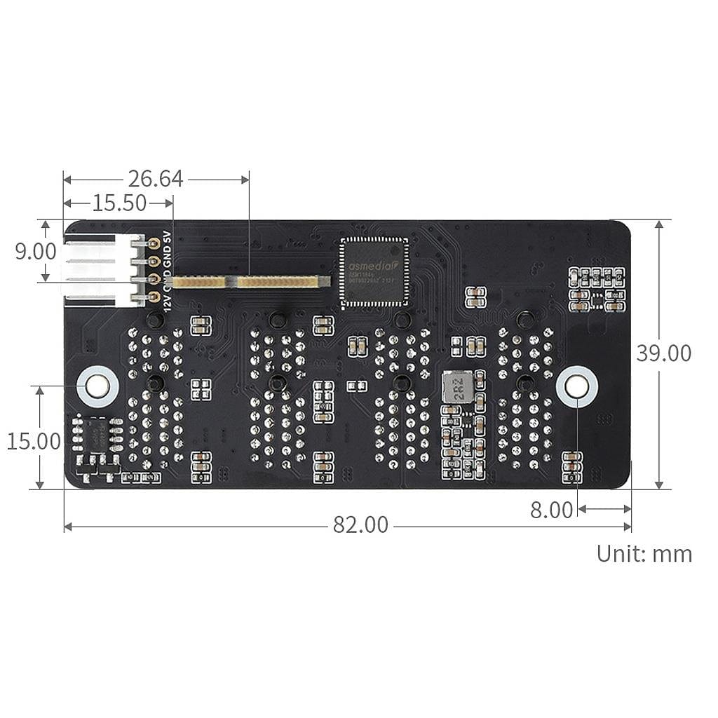 4-Channel PCIe Gen 2x1 Expander for CM4 IO Board - The Pi Hut