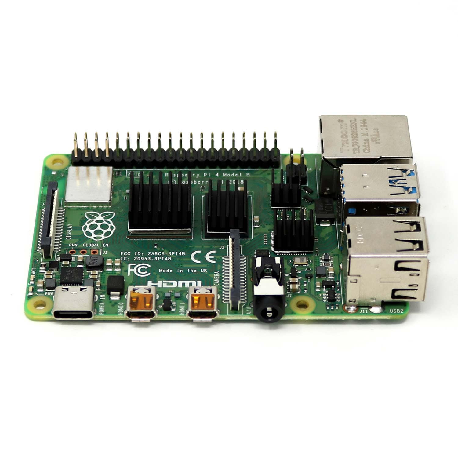 4-Piece Raspberry Pi 4 Heatsink Set - The Pi Hut