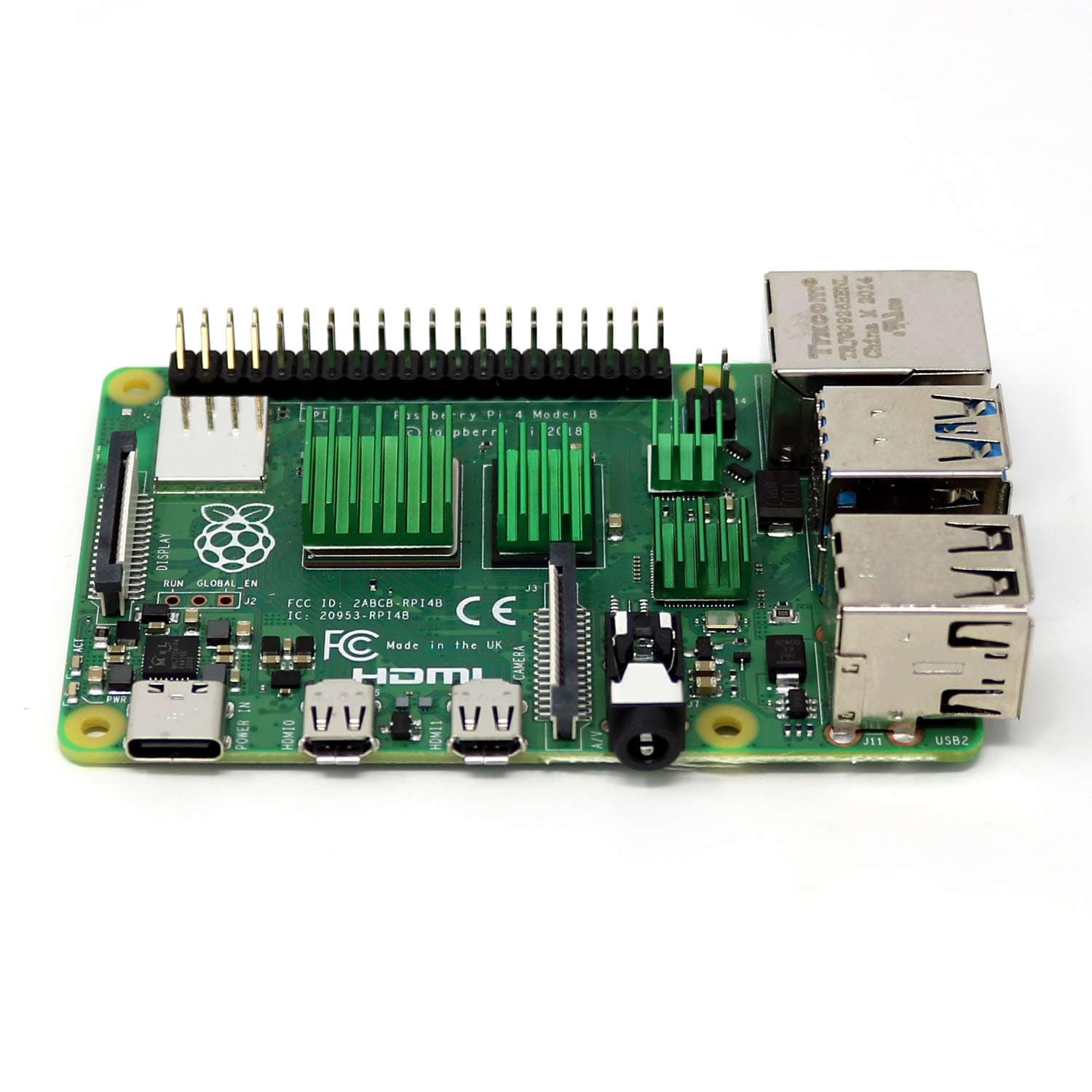 4-Piece Raspberry Pi 4 Heatsink Set - The Pi Hut