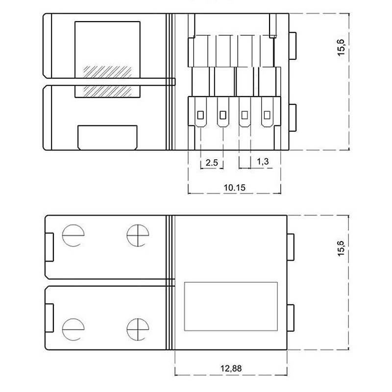 4-Pin LED Strip Connector Cables (5 Pieces) - The Pi Hut