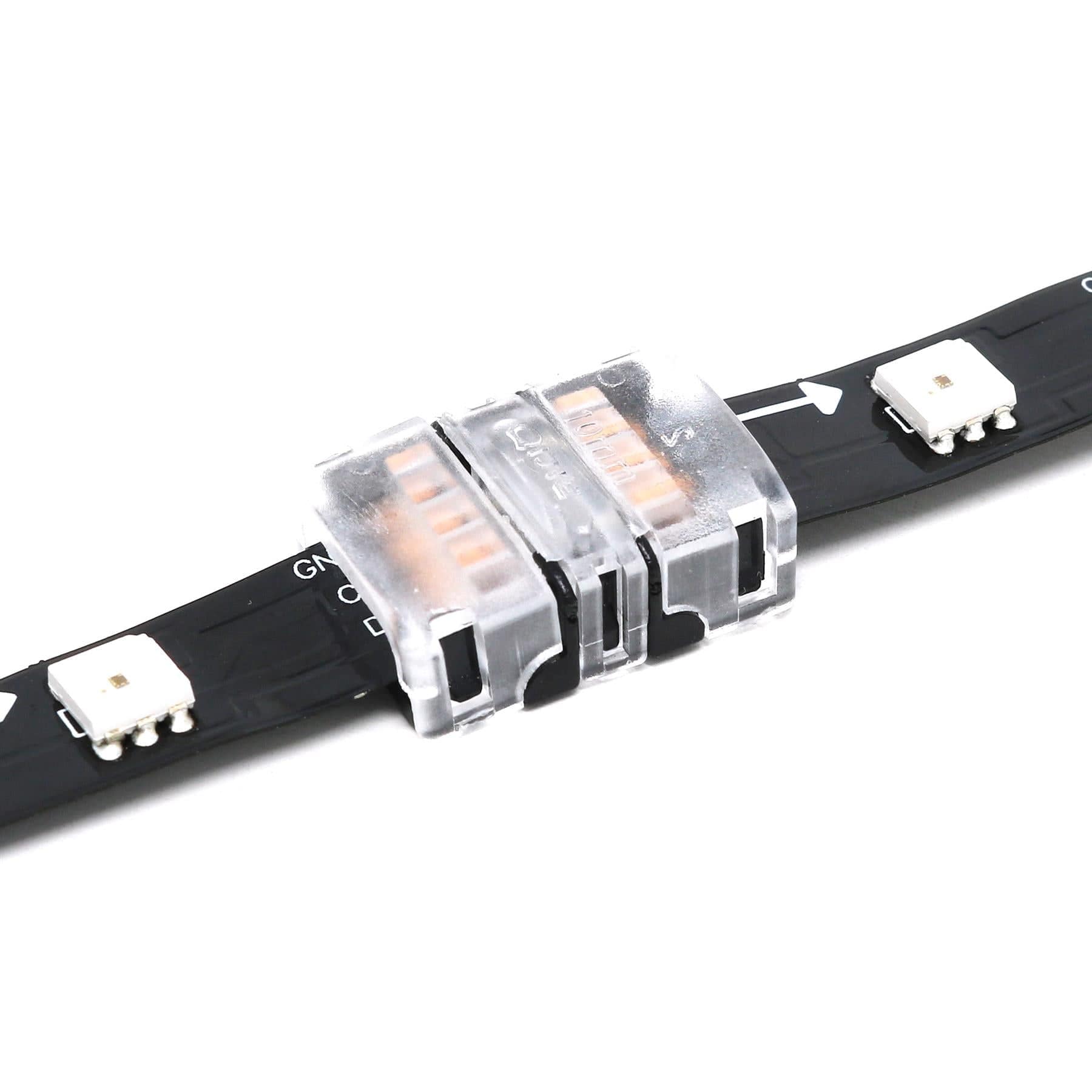 4-pin LED Strip Connectors - Strip to Strip (10mm) - The Pi Hut