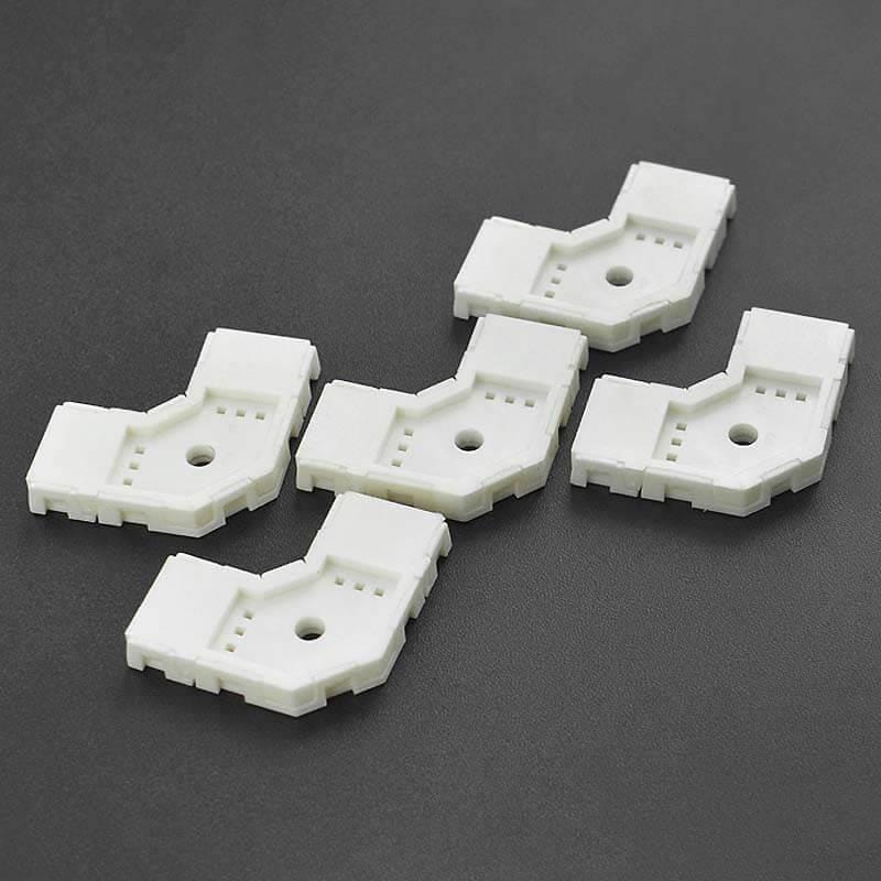 4-Pin LED Strip Right-angle Connectors (5 Pieces) - The Pi Hut