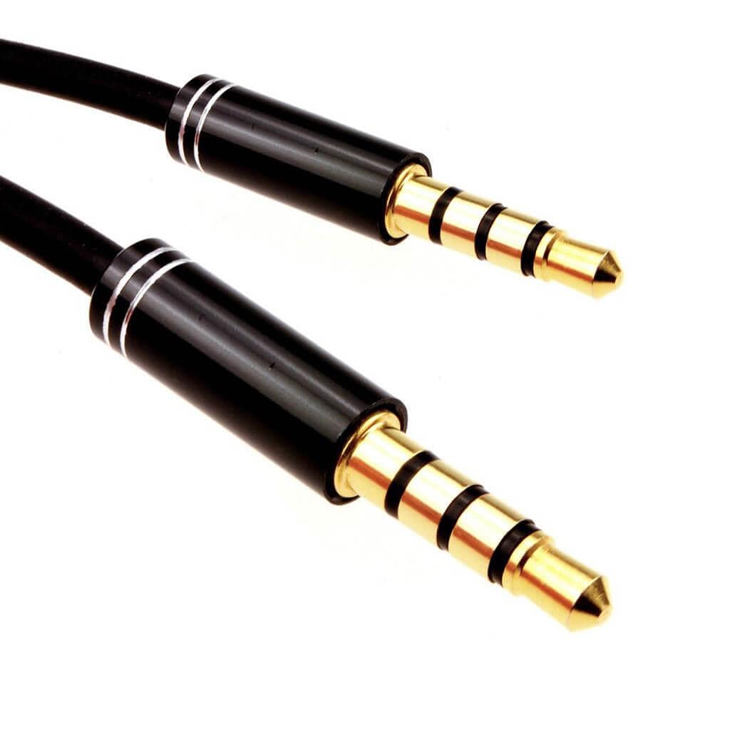 4-Pole 3.5mm Jack Audio Cable (2m) - The Pi Hut