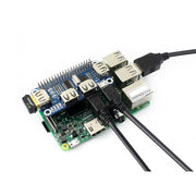 4 Port USB HUB pHAT for Raspberry Pi Zero - The Pi Hut