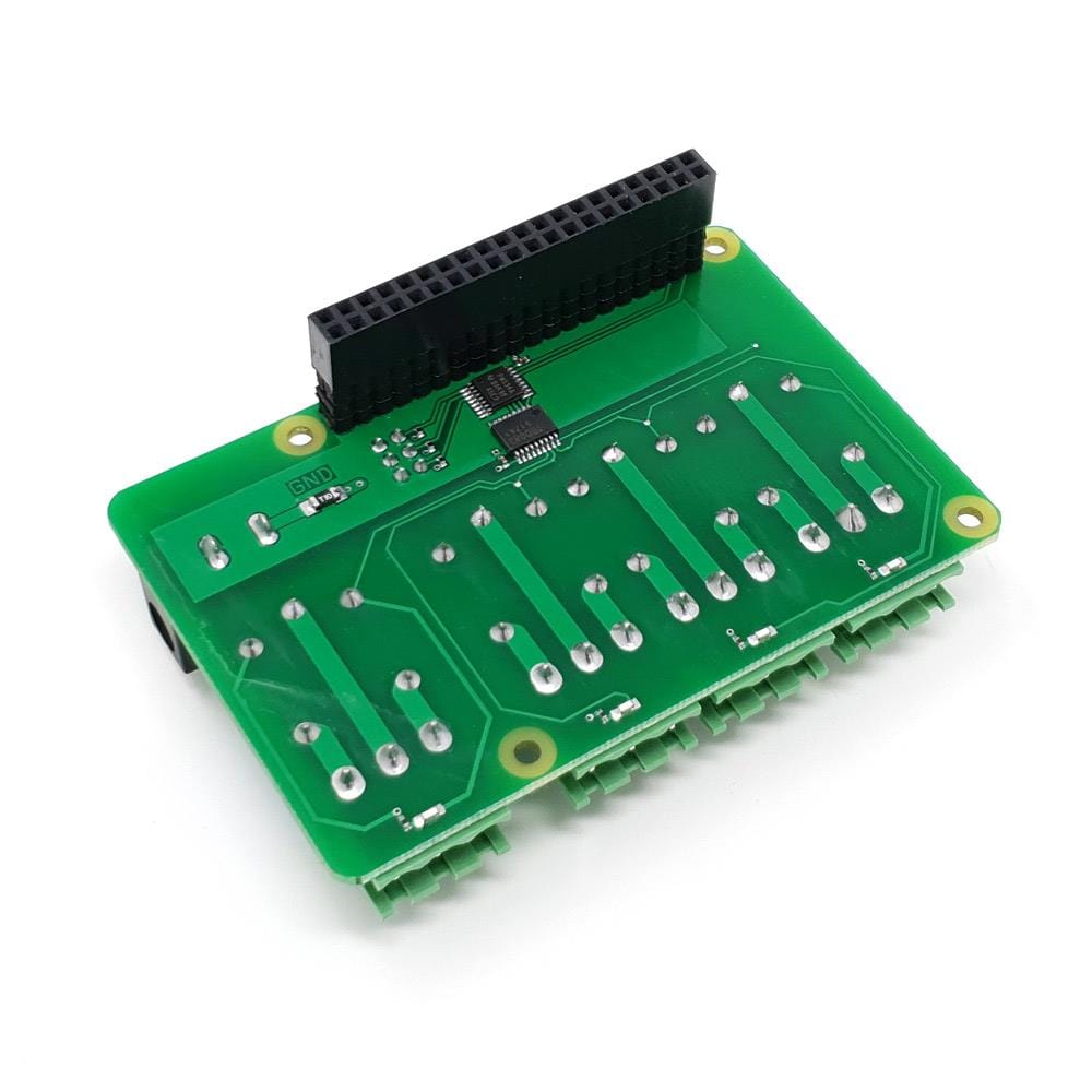 4-Relay Heavy Duty Stackable Card for Raspberry Pi - The Pi Hut