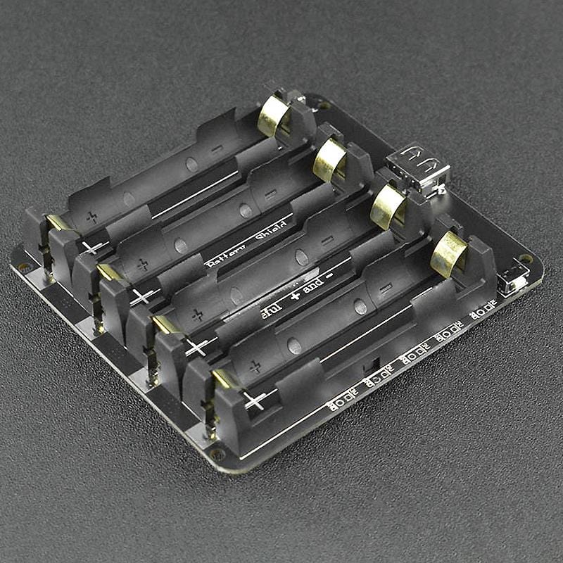 4-Way 18650 Battery Holder - The Pi Hut