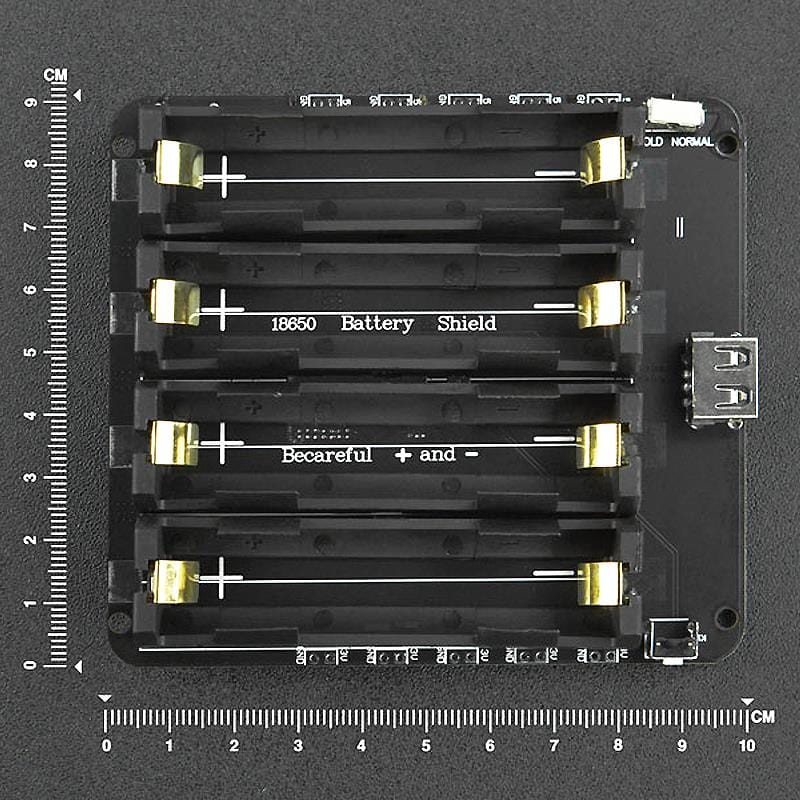 4-Way 18650 Battery Holder - The Pi Hut