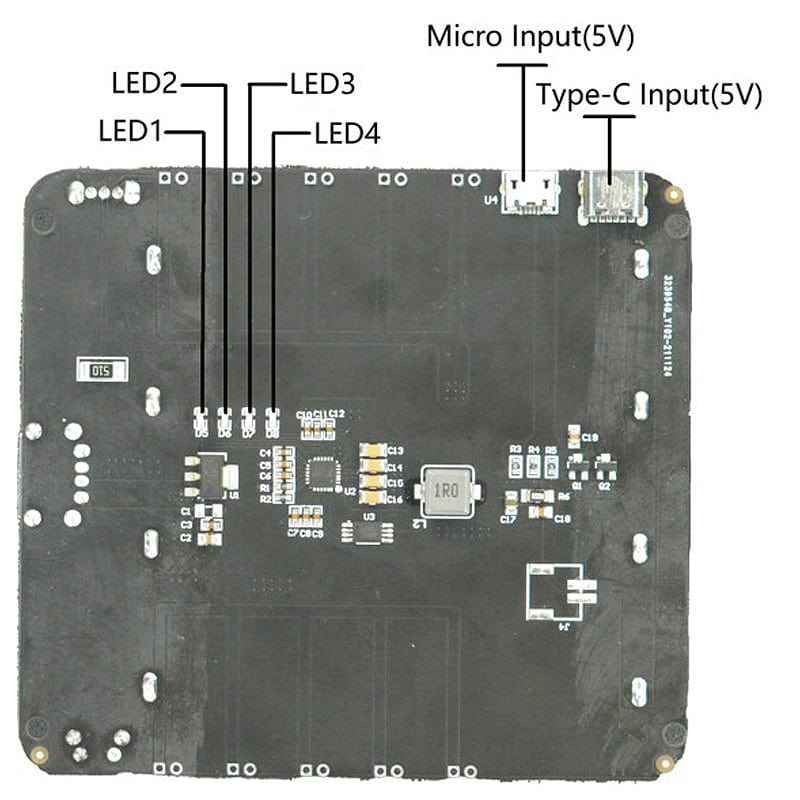 4-Way 18650 Battery Holder - The Pi Hut