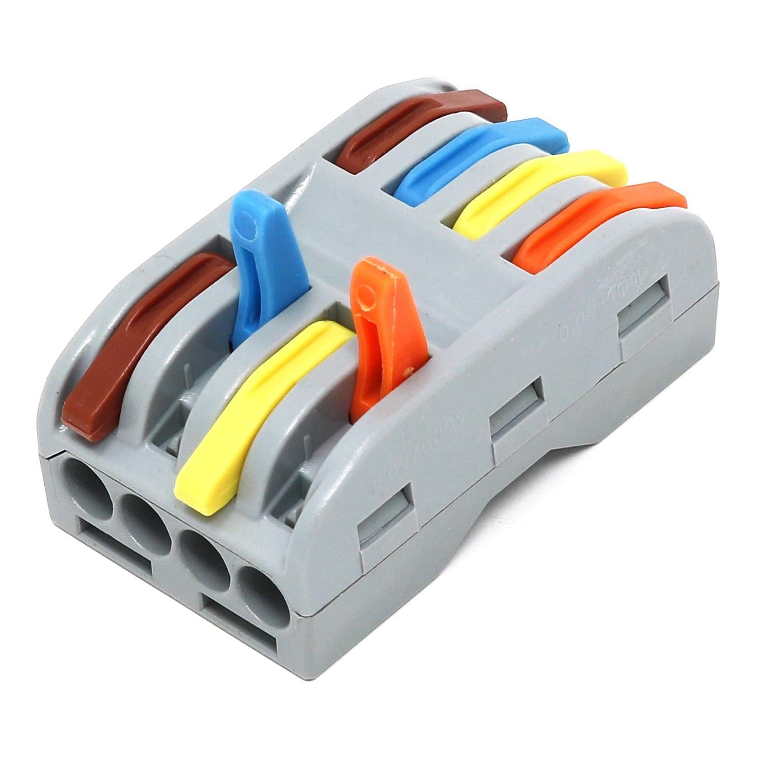 4-Way Fast Wire Connectors - Pack of 3 - The Pi Hut