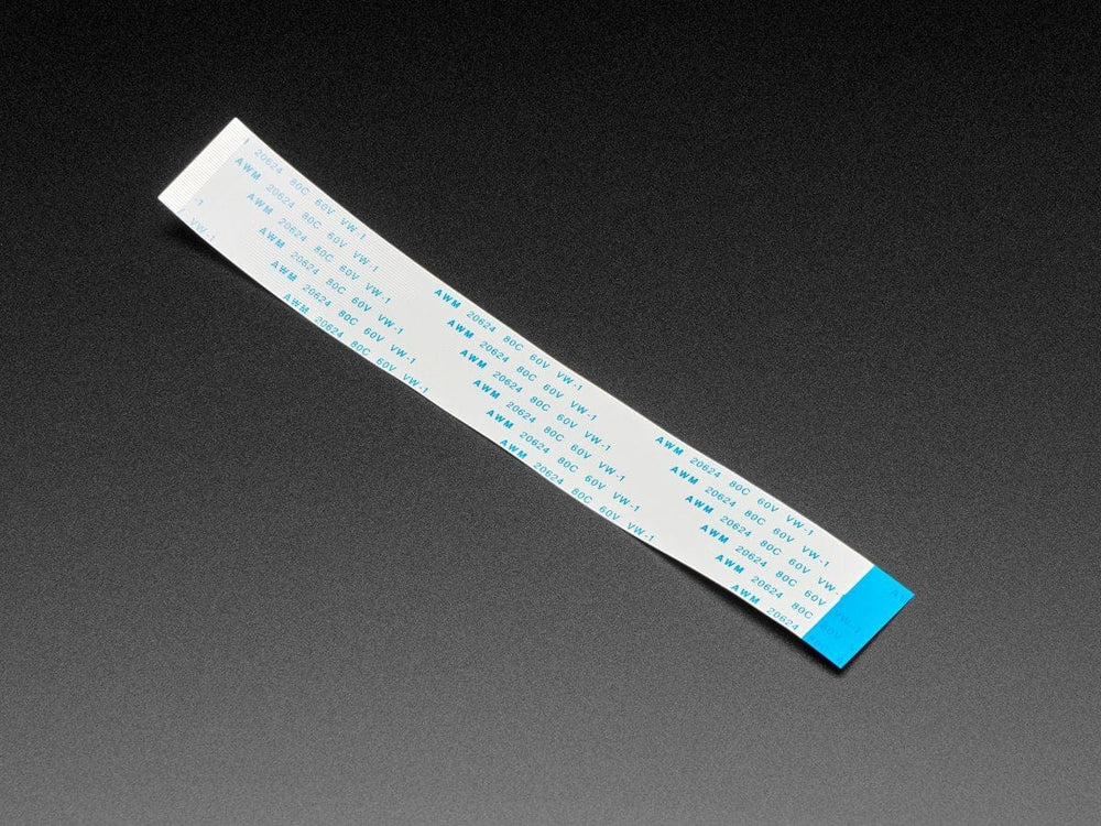 40-pin 0.5mm pitch FPC Flex Cable with A-B Connections (25cm long)