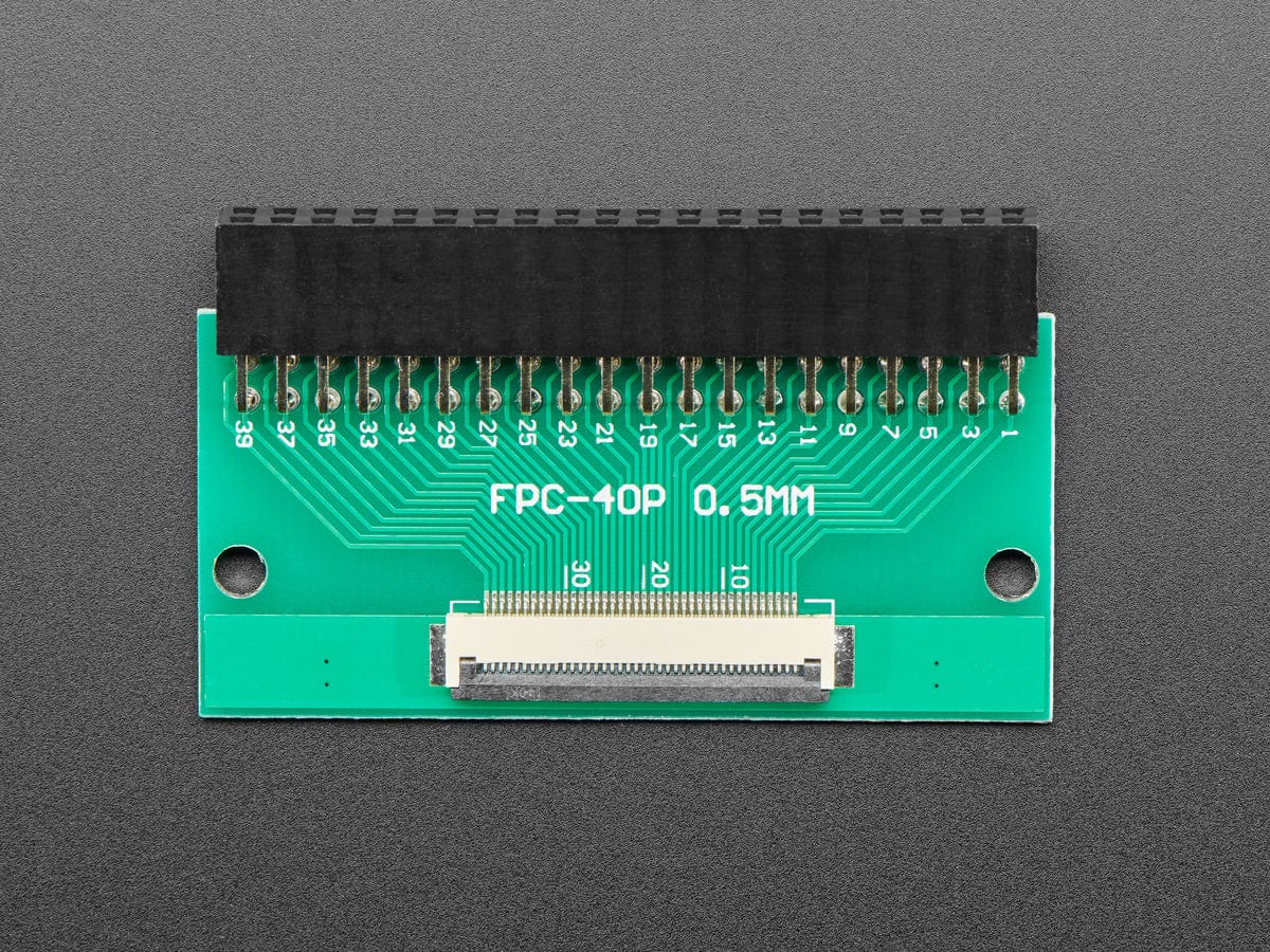 40-pin FPC to Right Angle 2x20 IDC Female Socket Header - The Pi Hut