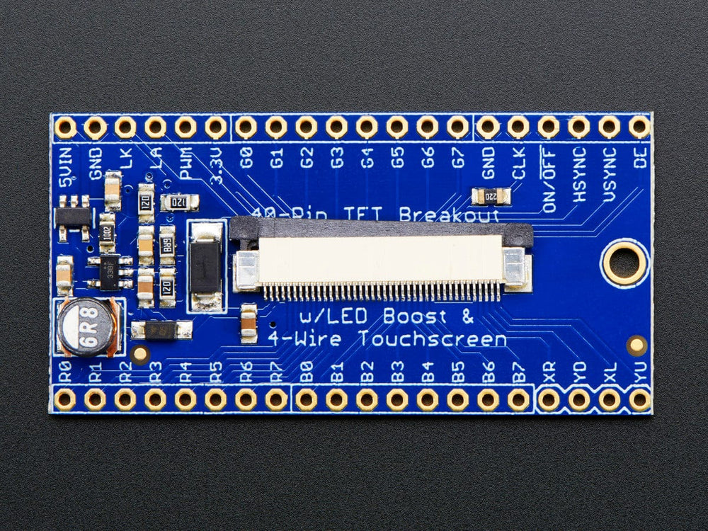 40-pin TFT Friend - FPC Breakout with LED Backlight Driver - The Pi Hut