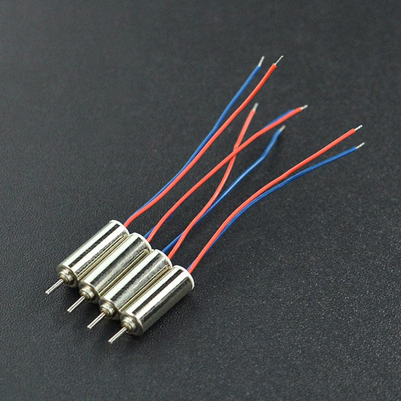 4PCS Coreless Micro Motor (4 x 12mm) - The Pi Hut