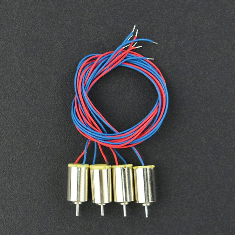 4PCS Coreless Micro Motor (6 x 10mm) - The Pi Hut
