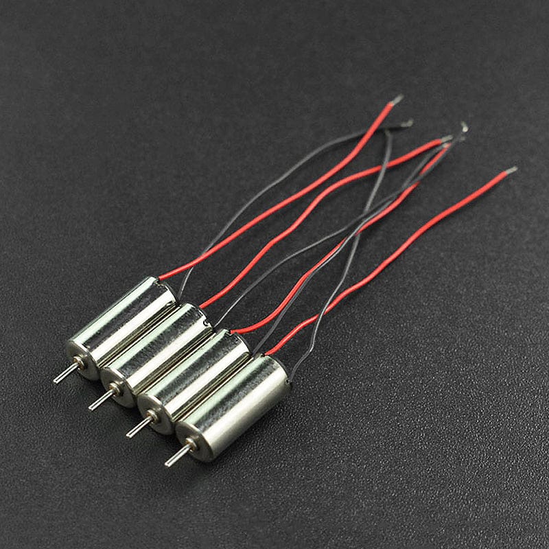 Coreless Micro Motor - 6 x 14mm (4-Pack) - The Pi Hut
