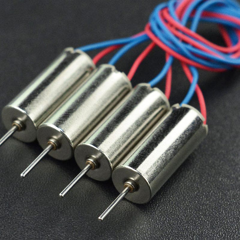 4PCS Coreless Micro Motor (7 x 16mm) - The Pi Hut