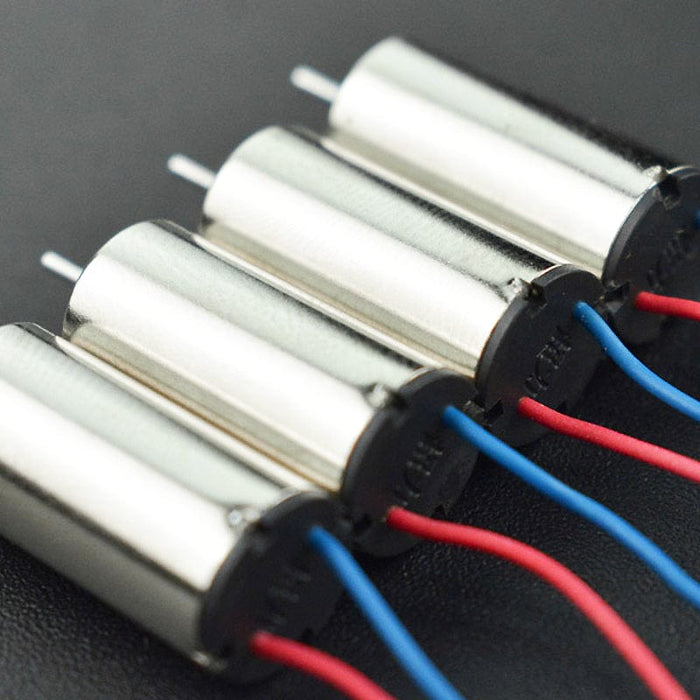 Coreless Micro Motor - 8 x 16mm (4-Pack) - The Pi Hut