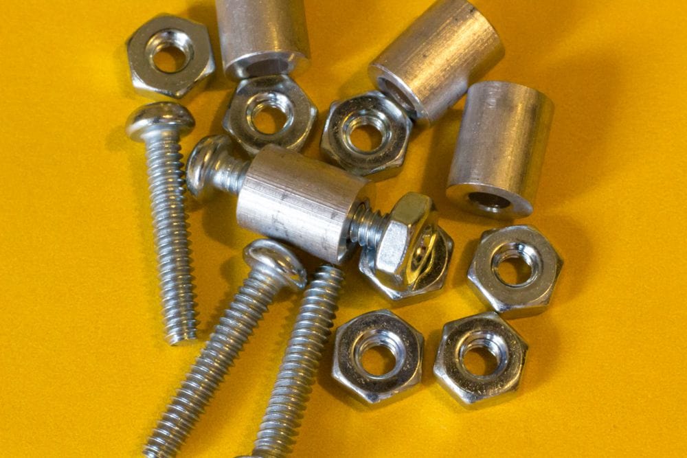 5/16" (8mm) Aluminium Spacer Kit (4 Pack) - The Pi Hut