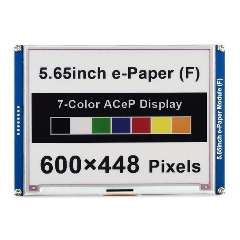 5.65" ACeP 7-Colour E-Paper Display Module - The Pi Hut