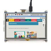 5" HDMI LCD with Touch (800x480) for Raspberry Pi - The Pi Hut