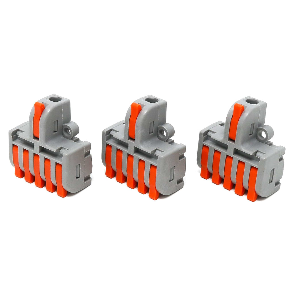 5-Way Fast Wire Splitters - Pack of 3 - The Pi Hut