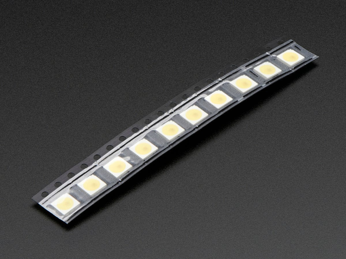 5050 Cool White LED w/ Integrated Driver Chip - 10 Pack - The Pi Hut